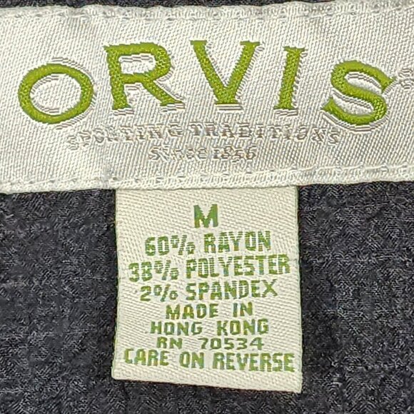 Orvis Front Zip Black Lightweight Long Sleeve Jacket, Men's Medium - Picture 7 of 12